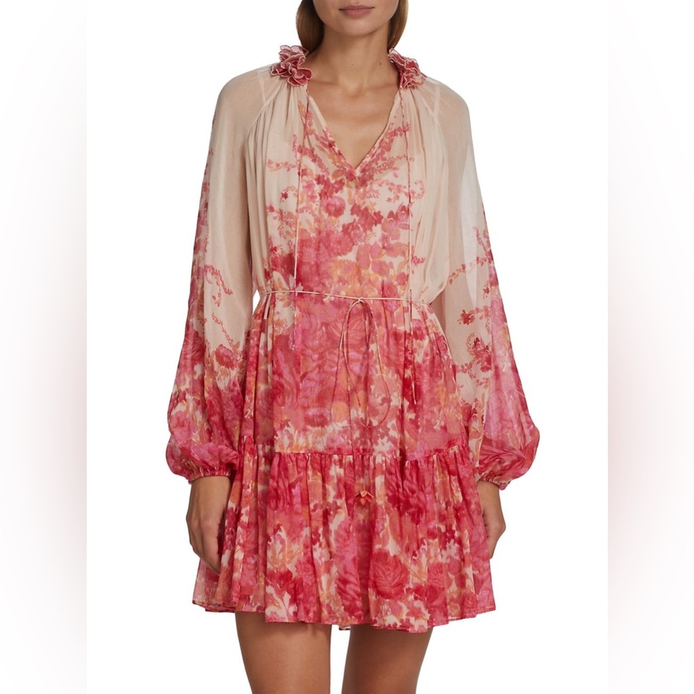❌❌ ZIMMERMANN HIGH TIDE LANTERN MINI DRESS - Picture 8 of 11